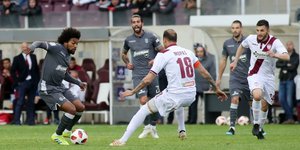 Φάση από τον αγώνα του ΠΑΟΚ με την Λάρισα