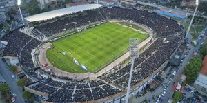 Η Τούμπα γεμάτη από οπαδούς του ΠΑΟΚ