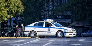 Περιπολικό στο κέντρο της Αθήνας