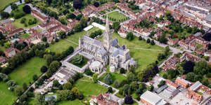 Η πόλη του Σάλσμπουρι από ψηλά