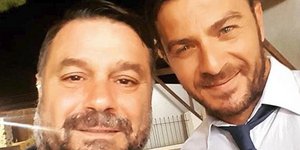 Ο Στέλιος Γεωργιάδης με τον Γιώργο Αγγελόπουλο