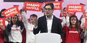O Στέβο Πενταρόφσκι, προεδρικός υποψήφιος των Σοσιαλδημοκρατών του Ζάεφ