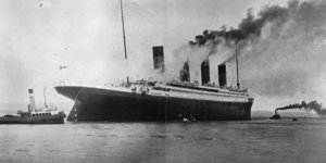 Εικόνα του Τιτανικού όταν αναχώρησε από το Σαουθάμπτον