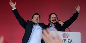 Τσίπρας-Ιγγλέσιας σε εκδήλωση του ΣΥΡΙΖΑ
