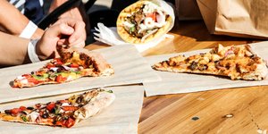 Βίγκαν πίτσα/ Φωτογραφία: Vegan Life festival/ facebook