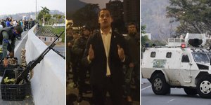Ο στρατός στους δρόμους της Βενεζουέλας