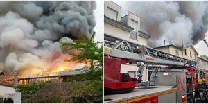 Μεγάλη πυρκαγιά στις Βερσαλλίες