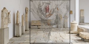 Αίθουσα του αρχαιολογικού Μουσείου Μυκόνου
