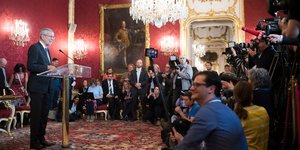 O πρόεδρος της Αυστρίας Αλεξάντερ Βαν ντερ Μπέλεν