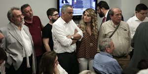 Εκλογικό περίπτερο ΣΥΡΙΖΑ