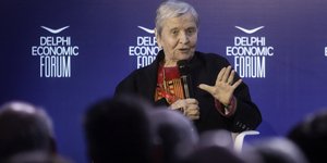 Ελενη Αρβελέρ σε ομιλία στους Δελφούς