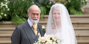 Η λαίδη Γκαμπριέλα Γουίνσδορ με τον πατέρα της, Μάικλ του Κεντ