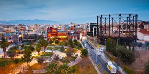 Η Τεχνόπολη στο Γκάζι από ψηλά