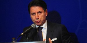 Ο Ιταλός πρωθυπουργός Τζουζέπε Κόντε