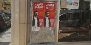 Η Αθήνα έχει γεμίσει με αφίσες του Νάσου Ηλιόπουλου