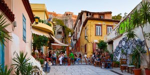 Καφέ στην Πλάκα στα σκαλάκια