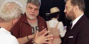 Γιάννης Κακλέας, Χρήστος Φερεντίνος στις πρόβες 