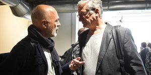 O Στάθης Λιβαθινός και ο Βαγγέλης Θεοδωρόπουλος 