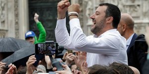 O επικεφαλής της Λέγκα, Ματέο Σαλβίνι