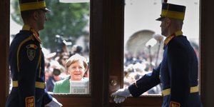 Η Ανγκελα Μέρκελ φτάνει στη Σύνοδο Κορυφής 