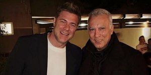 Νίκος Γκάλης με Χρήστο Χολίδη