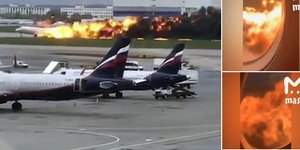 Το μοιραίο αεροσκάφος που πήρε φωτιά