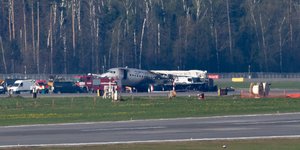 Το αεροσκάφος στη Ρωσία