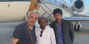 Αλκης Δαυίδ και συνεργάτης του 