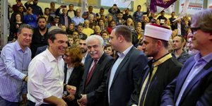 Ο Αρχηγός της ΕΛ.ΑΣ. στην προεκλογική ομιλία του Αλέξη Τσίπρα στην Ξάνθη