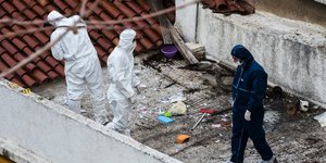 Οι έρευνες της ΕΛ.ΑΣ. στο σπίτι που έμεναν οι Κούρδοι