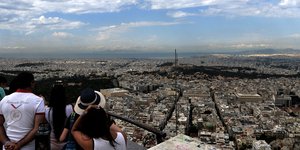 Φωτογραφία της Αθήνας τραβηγμένη από τον Λυκαβηττό