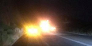 Νταλίκα τυλίχθηκε στις φλόγες στην Κρήτη