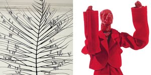 Εργα τέχνης δεντρο και ανθρωπάκι 