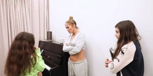 Η Τζένιφερ Λόπεζ με την κόρη της σε πρόβες