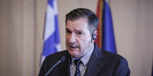 Ο υποψήφιος ευρωβουλευτής του ΚΙΝΑΛ Γιώργος Καμίνης/Φωτογραφία Eurokinissi
