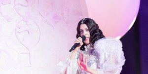 Η Κατερίνα Ντούσκα στη σκηνή της Eurovision