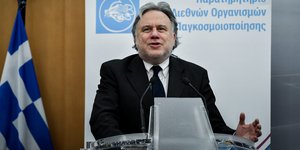 Ο Γιώργος Κατρούγκαλος κατά τη διάρκεια ομιλίας