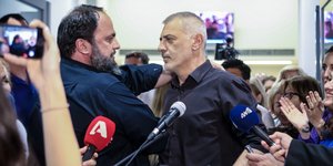 Ο Βαγγέλης Μαρινάκης με τον Γιάννη Μώραλη