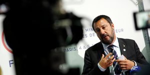 O ηγέτης της ακροδεξιάς Λέγκα, Ματέο Σαλβίνι