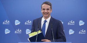 Ο Κυριάκος Μητσοτάκης στην διακαναλική συνέντευξη Τύπου