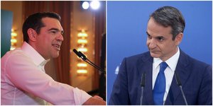 Ο Αλέξης Τσίπρας στα Ιωάννινα και ο Κυριάκος Μητσοτάκης στη διακαναλική