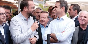 Επίσκεψη του Προέδρου της Νέας Δημοκρατίας Κυριάκου Μητσοτάκη στο Μενίδι Αιτωλοακαρνανίας