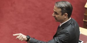 Ο πρόεδρος της ΝΔ Κυριάκος Μητσοτάκης