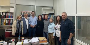 Ο Κώστας Μπακογιάννης στο Δημοτικό Βρεφοκομείο και τον Οργανισμό Πολιτισμού Αθλητισμού και Νεολαίας του Δήμου Αθηναίων 