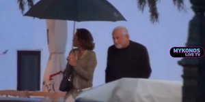 Ο Ντομινίκ Στρος Καν, με την σύζυγό του, στη Μύκονο