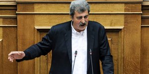 Ο Παύλος Πολάκης στη βουλή