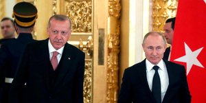 Ρετζέπ Ταγίπ Ερντογάν και Βλαντιμίρ Πούτιν