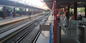 Ράγες του ηλεκτρικού στο Μοσχάτο