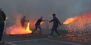Στιγμιότυπο από παλαιότερο σαϊτοπόλεμο στην Καλαμάτα