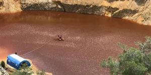 Ερευνες στην Κόκκινη λίμνη στην Κύπρο